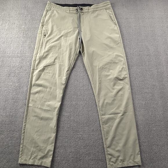 Anetik Pants Adult Size 36W 31L Tan Active Athletic Sweatpants Casual Men's - Picture 1 of 12